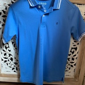 IZOD Boys size 10/12 Blue Polo Shirt
